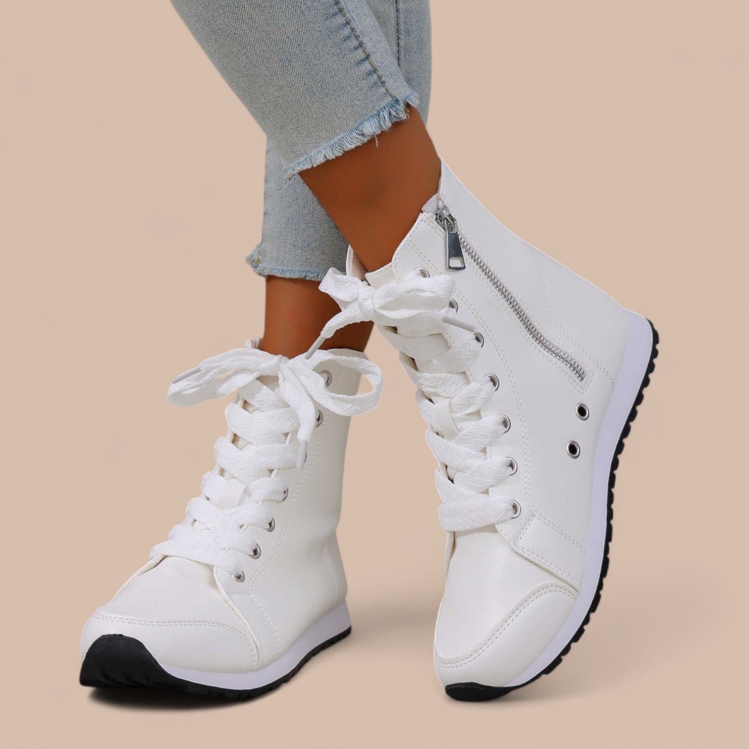 Elise de Paris | Alveria - Bottes Décontractées Élégantes