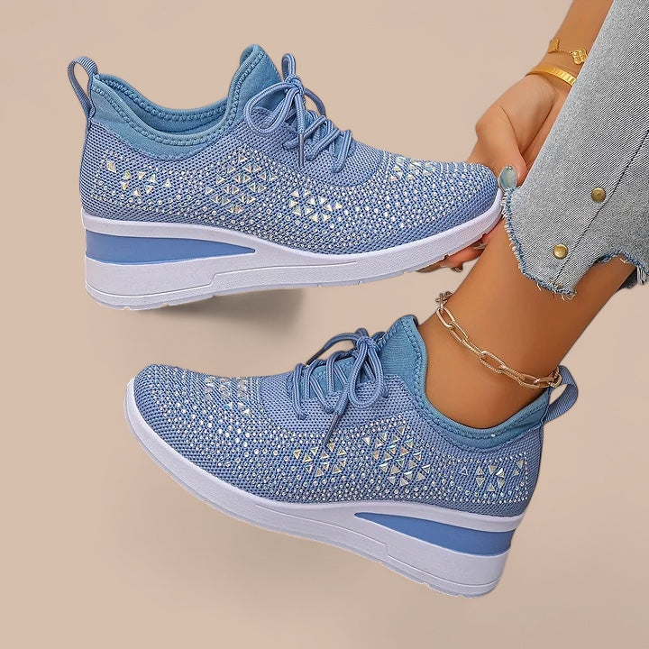 Elise de Paris| Olivia – Baskets Orthopédiques Élégantes et Étincelantes