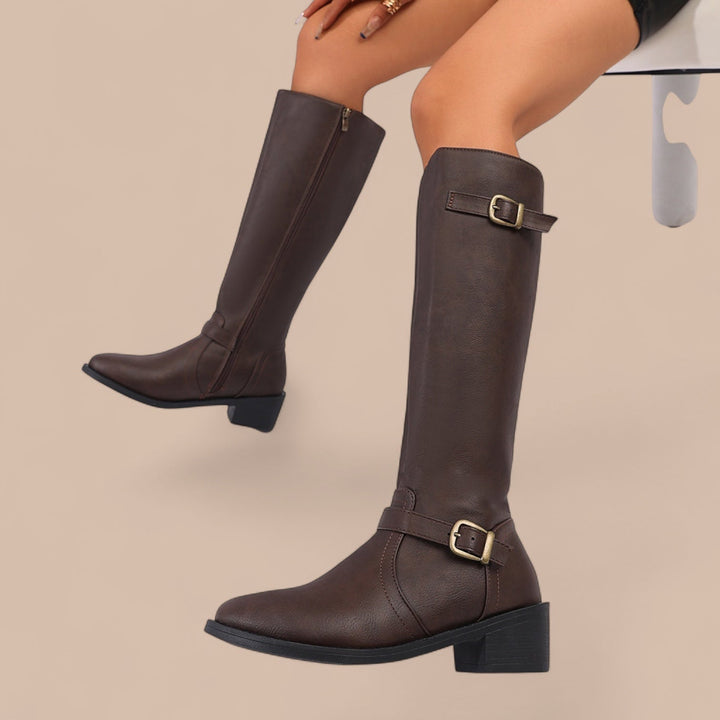 Elise de Paris| Bottes élégantes jusqu'au genou