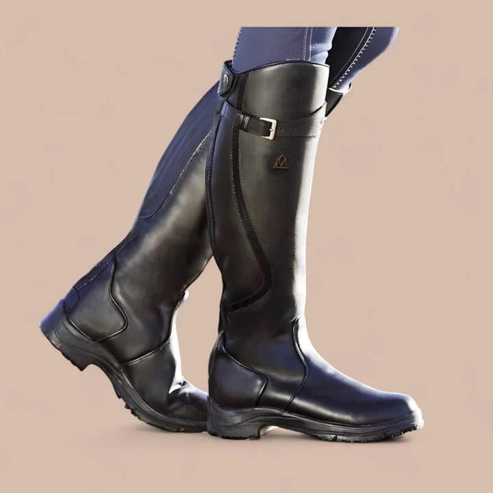 Elise de Paris| Bottes en cuir orthopédique