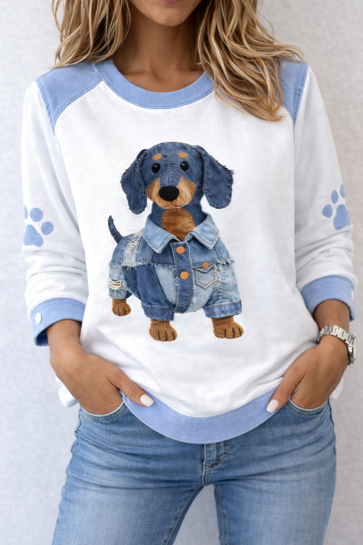 Elise de Paris | Blouse Chiot Doux Patchwork