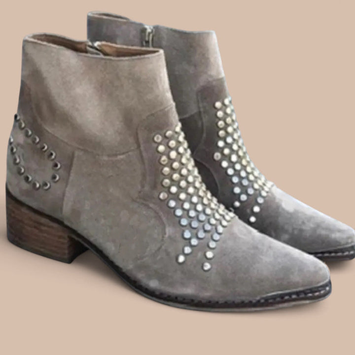 Elise de Paris | Bottines avec Clous