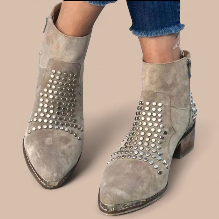 Elise de Paris | Bottines avec Clous