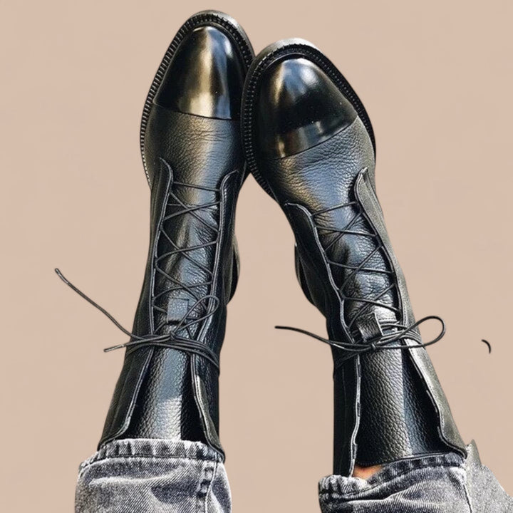 Elise de Paris | Bottes à Talons au Look Vintage