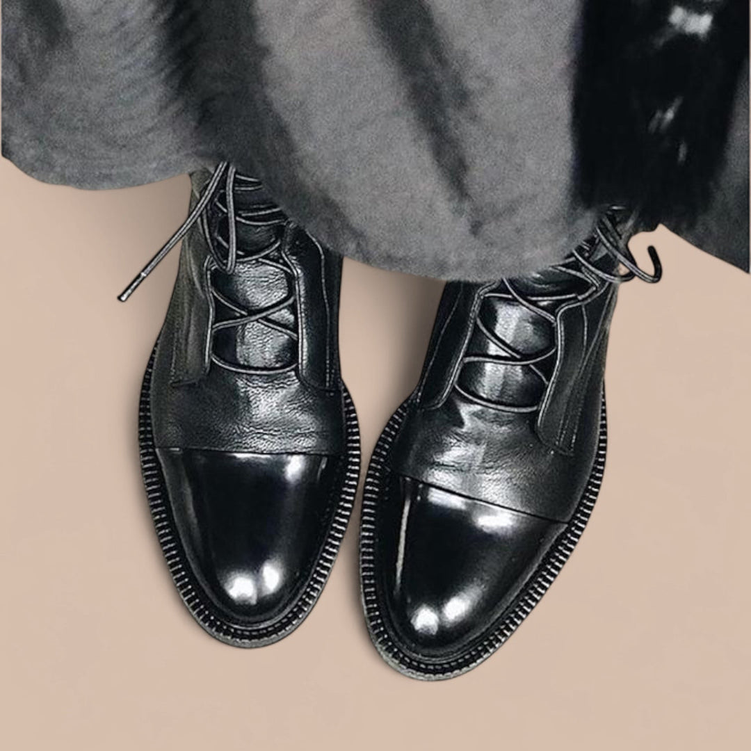 Elise de Paris | Bottes à Talons au Look Vintage