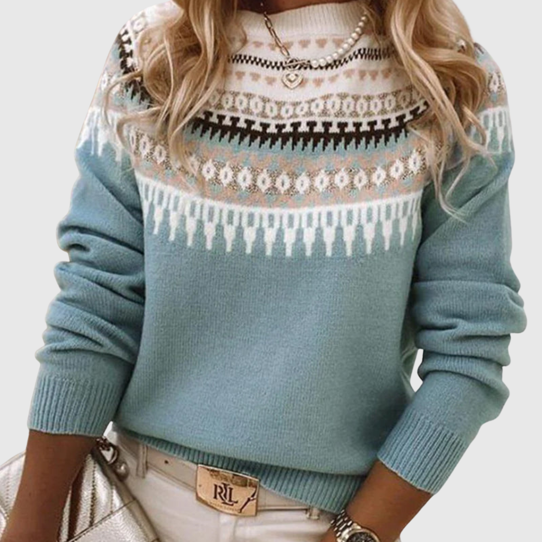 Elise de Paris | Pull Femme Tricoté Élégant et Confortable pour Style Polyvalent