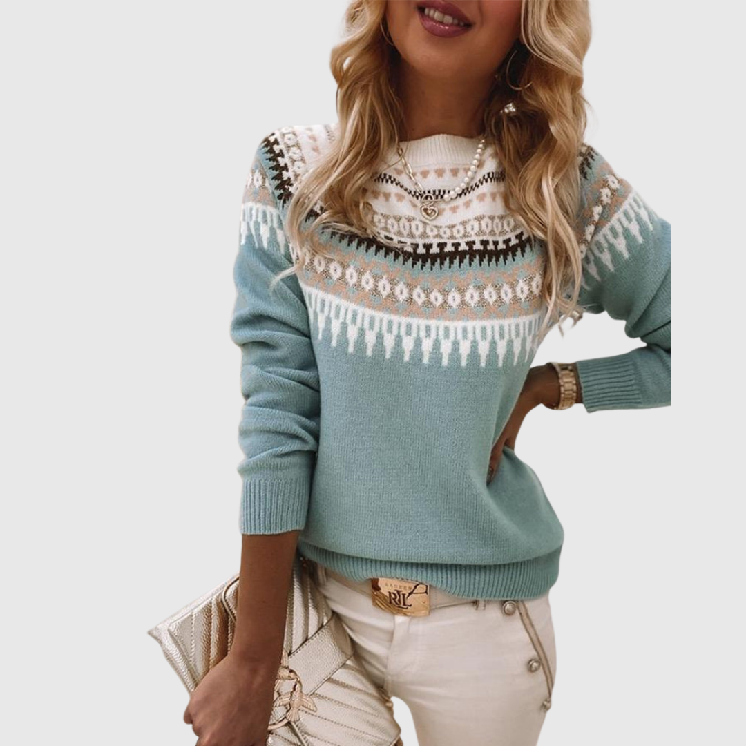 Elise de Paris | Pull Femme Tricoté Élégant et Confortable pour Style Polyvalent