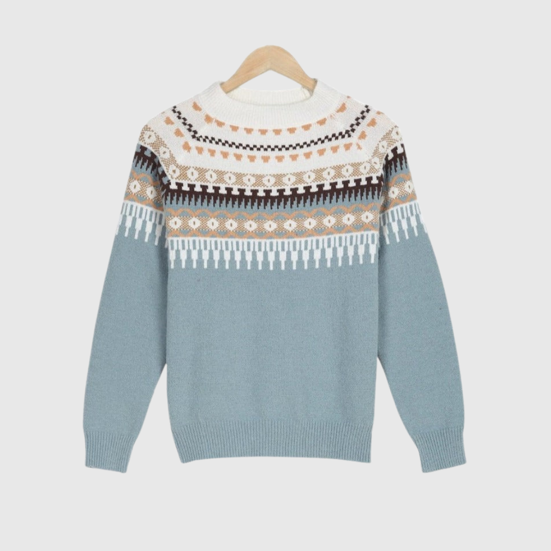 Elise de Paris | Pull Femme Tricoté Élégant et Confortable pour Style Polyvalent