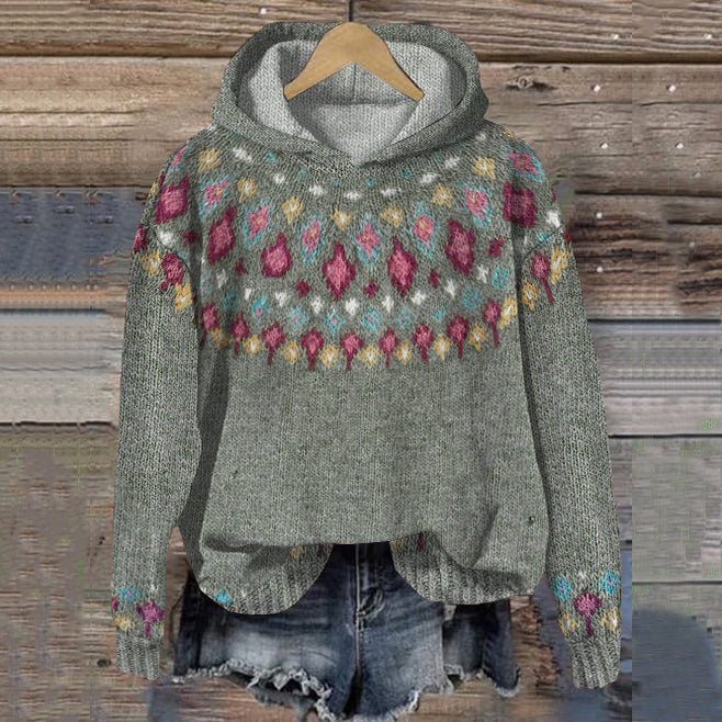 Elise de Paris | Sweat à Capuche Femme Douillet au Style Nordique