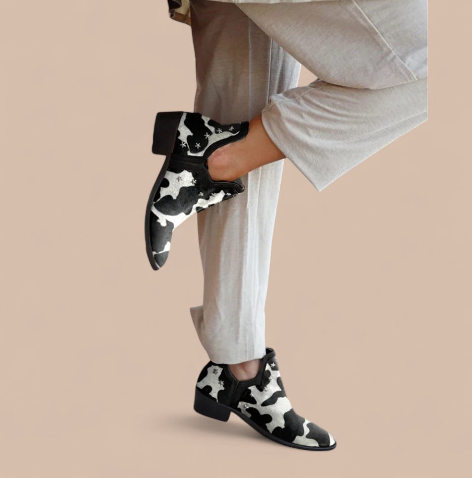 Elise de Paris | Bottes Western Avec Clous