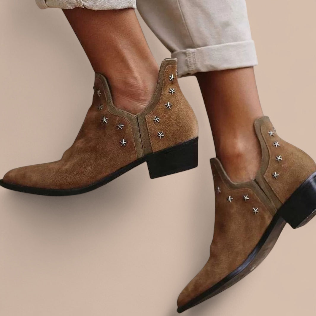 Elise de Paris | Bottes Western Avec Clous