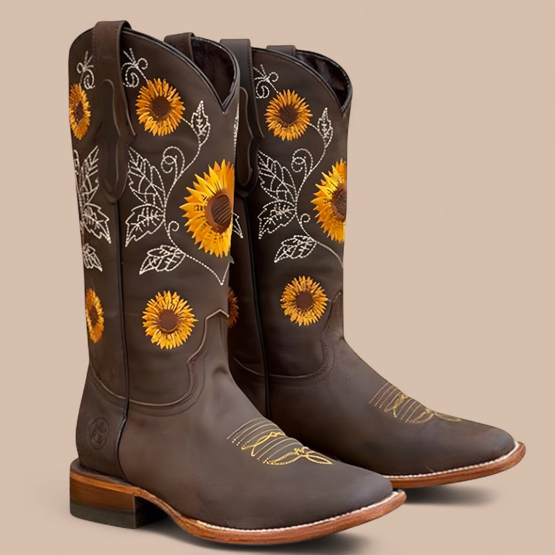 Elise de Paris | Bottines élégantes de style western Nicola