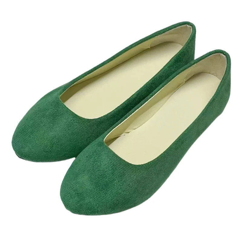 Elise de Paris | Ballerines Vert Olive