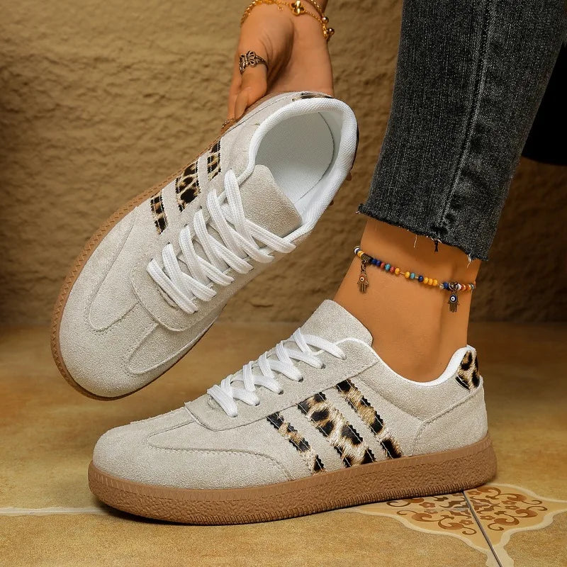 Elise de Paris | Baskets Casual Léopard