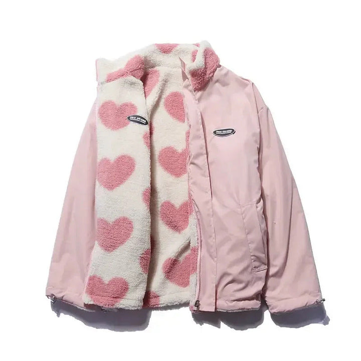 Elise de Paris | Veste réversible à cœurs