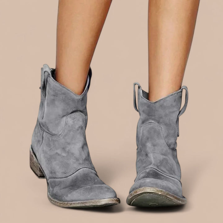 Elise de Paris| Bottes de Cowboy Vintage à Cheville