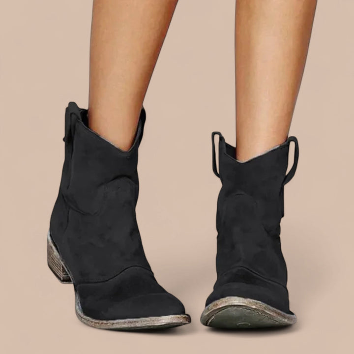 Elise de Paris| Bottes de Cowboy Vintage à Cheville