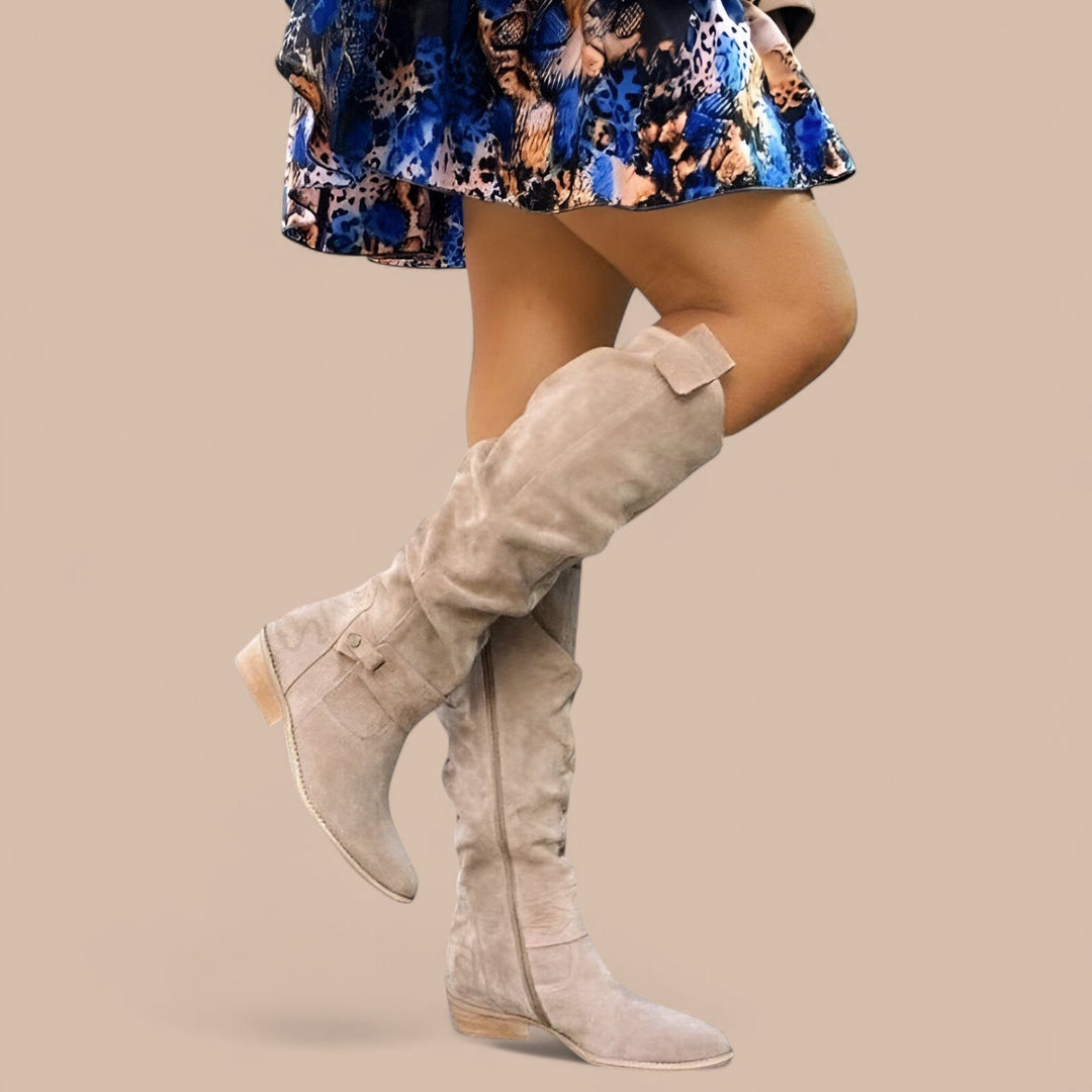 Elise de Paris | Bottes élégantes jusqu'au genou Pamela