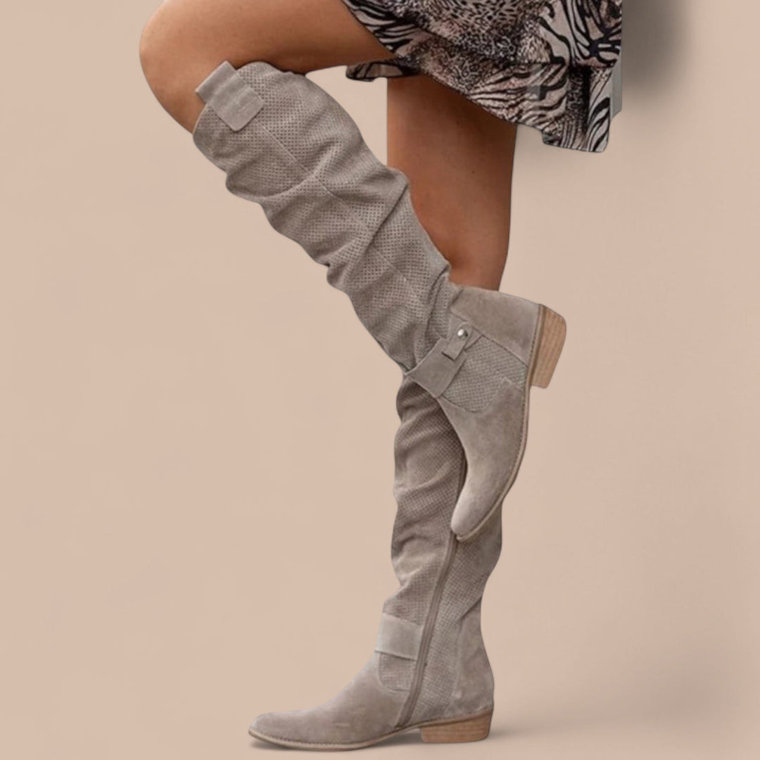 Elise de Paris| Bottes élégantes hautes Sarah