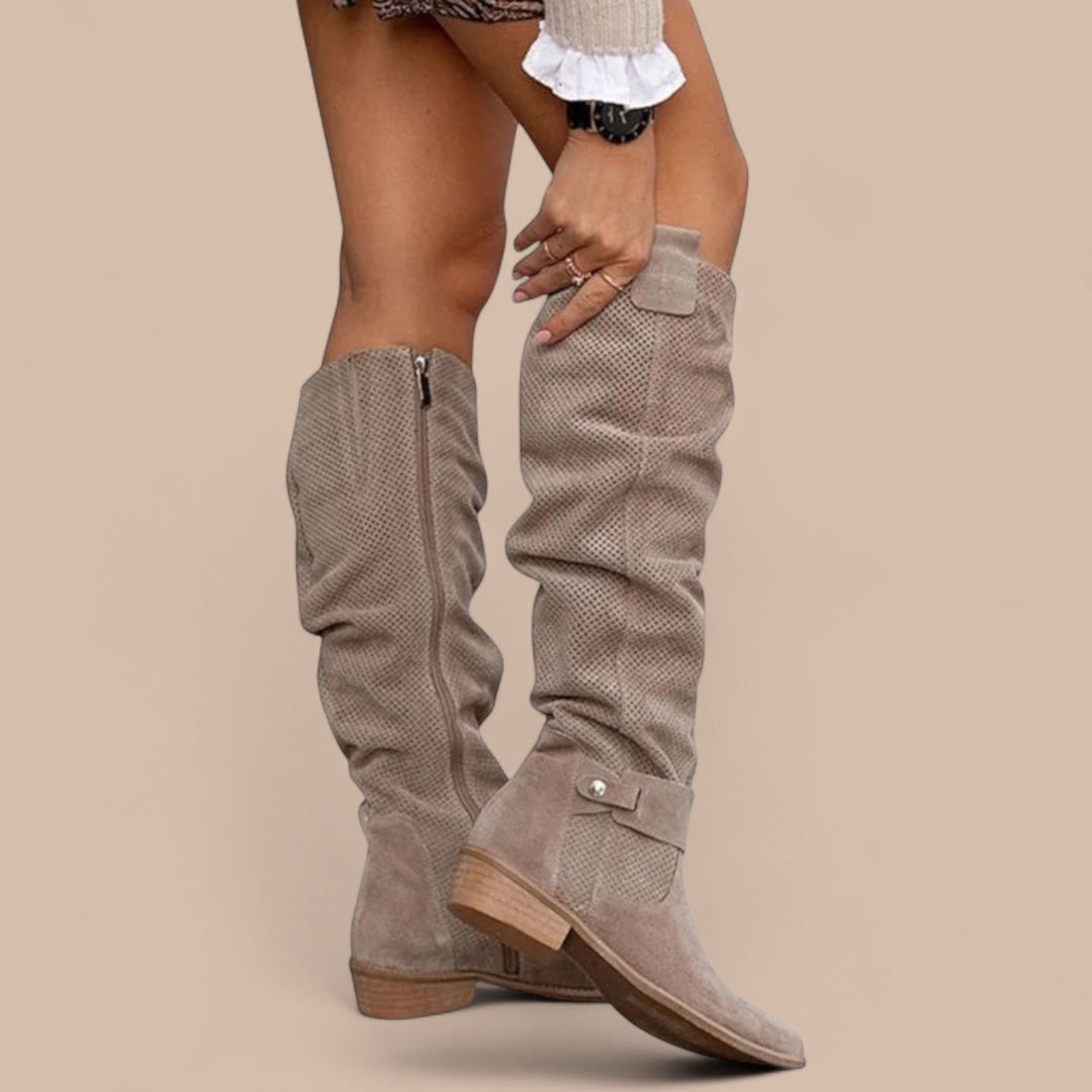 Elise de Paris| Bottes élégantes hautes Sarah