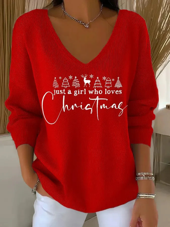 Elise de Paris | T-Shirt Noël Femme Doux et Confortable avec Col Montant