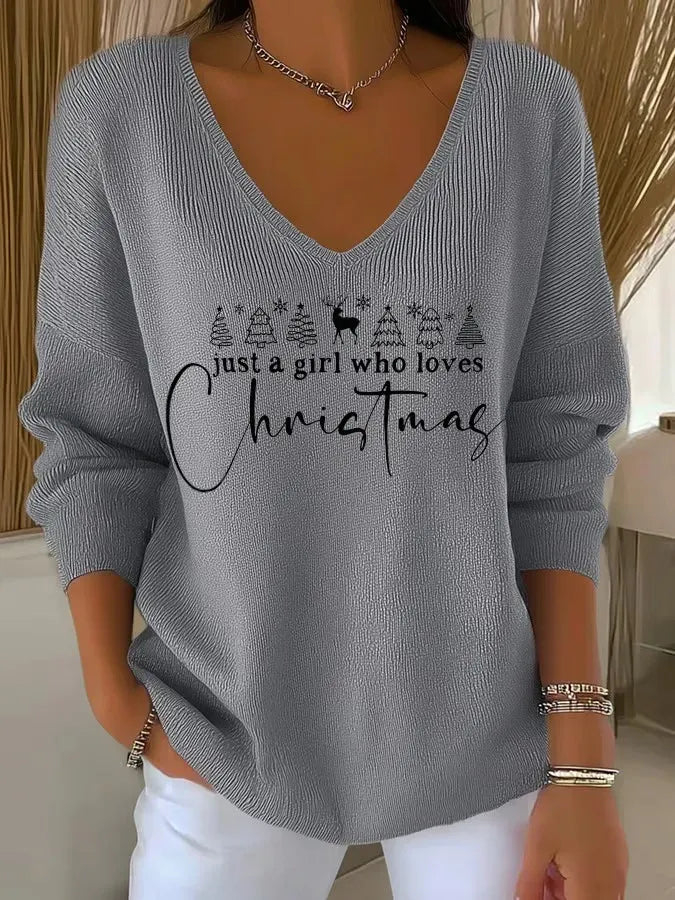 Elise de Paris | T-Shirt Noël Femme Doux et Confortable avec Col Montant