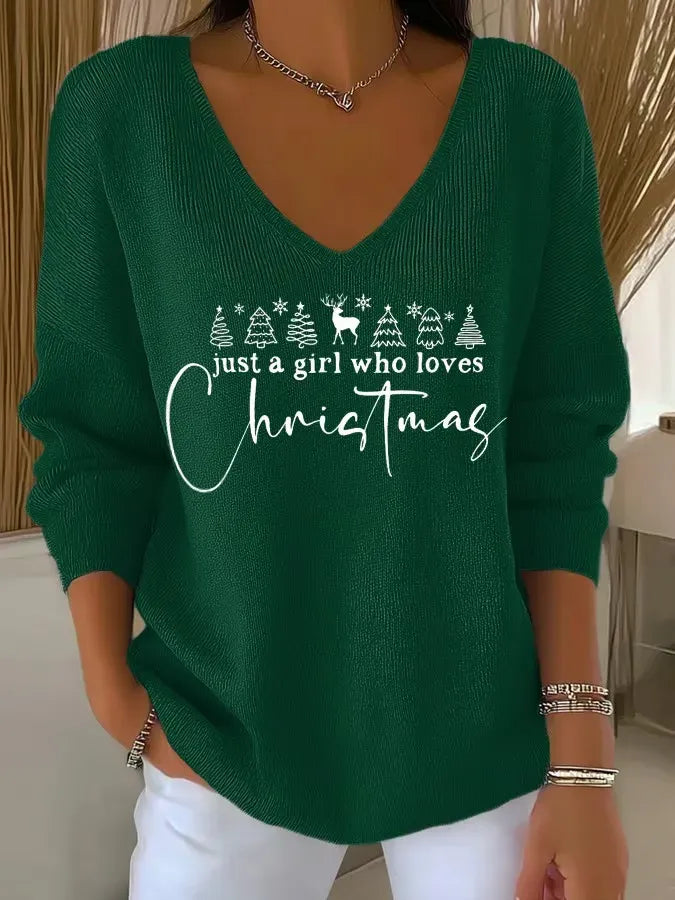 Elise de Paris | T-Shirt Noël Femme Doux et Confortable avec Col Montant