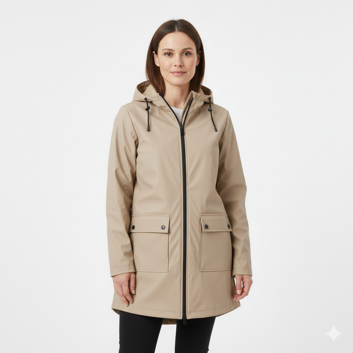 Elise de Paris | Veste Femme Imperméable et Chaude avec Capuche Réglable