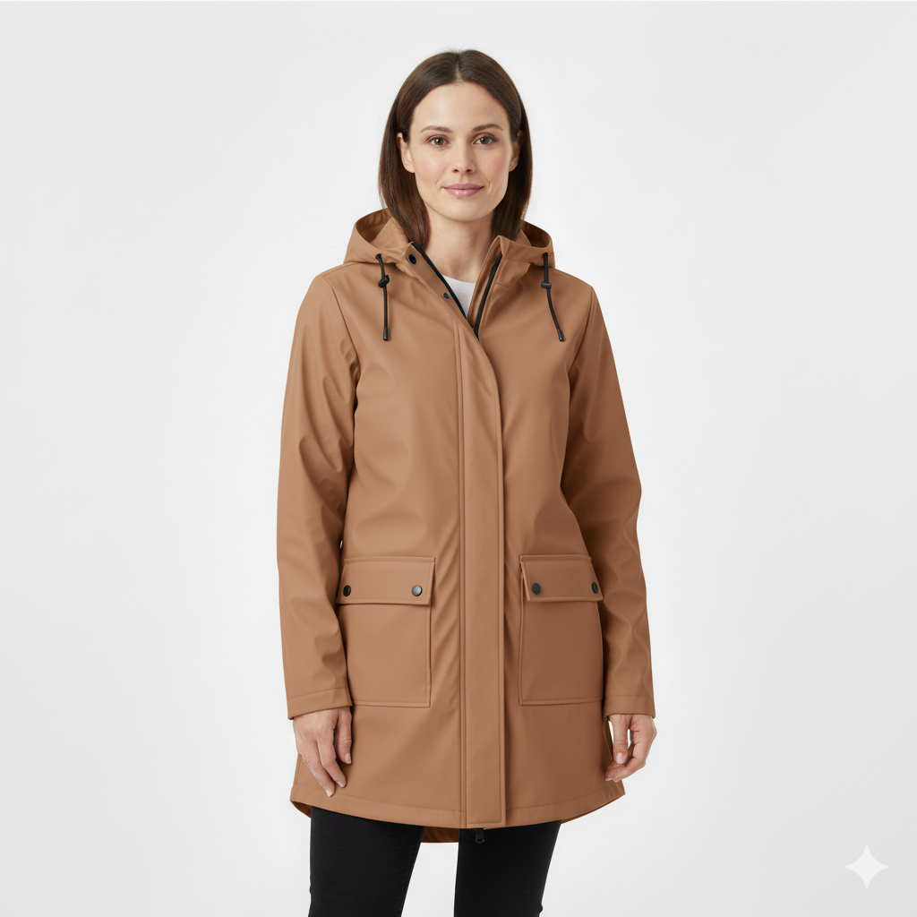Elise de Paris | Veste Femme Imperméable et Chaude avec Capuche Réglable
