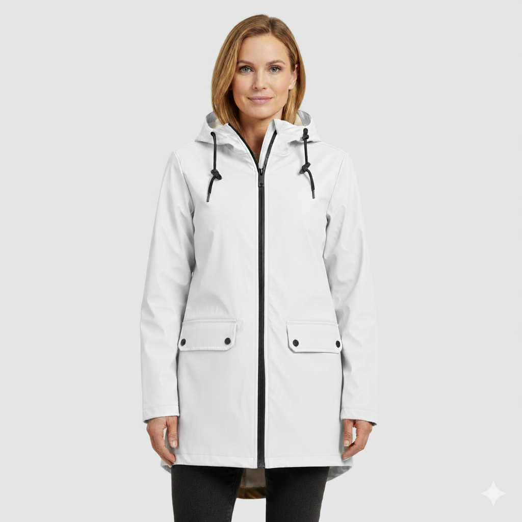Elise de Paris | Veste Femme Imperméable et Chaude avec Capuche Réglable