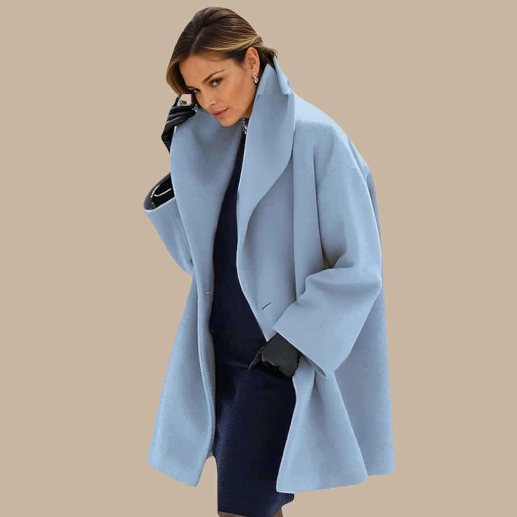 Elise de Paris | Manteau en Laine Chaude – Élégance Féminine