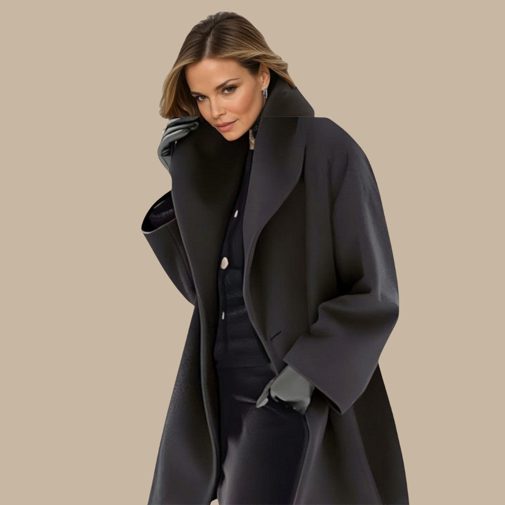 Elise de Paris | Manteau en Laine Chaude – Élégance Féminine