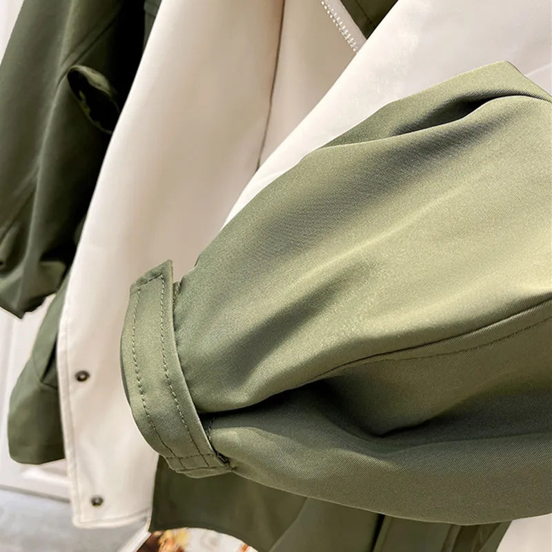 Elise de Paris | Veste Imperméable Femme Légère avec Taille Réglable et Protection Contre le Vent