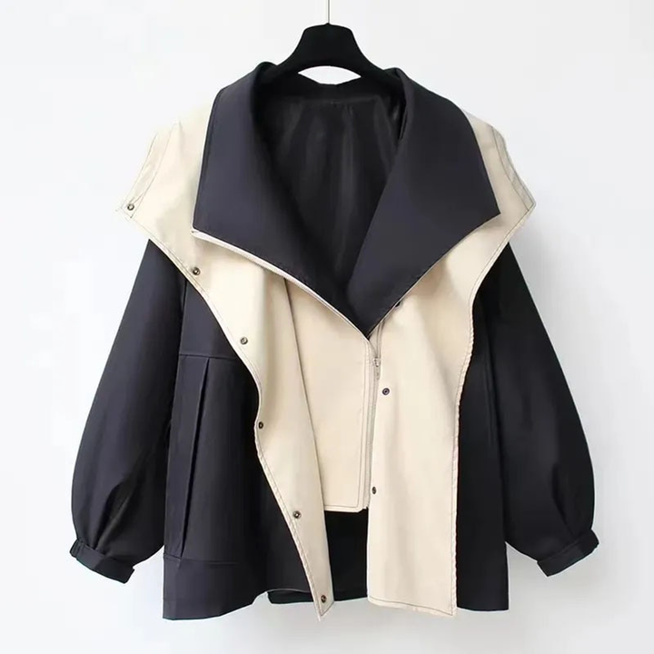 Elise de Paris | Veste Imperméable Femme Légère avec Taille Réglable et Protection Contre le Vent