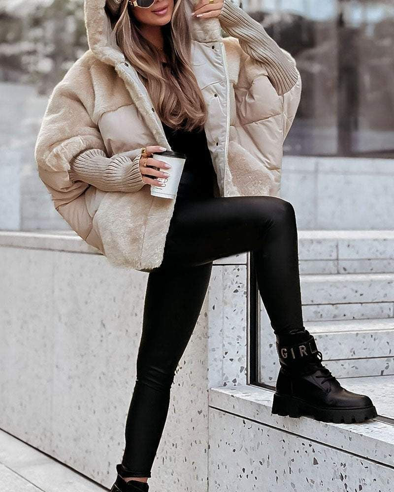 Elise de Paris | Veste Thermique à Capuche Élégante Femme