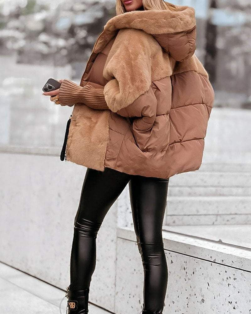 Elise de Paris | Veste Thermique à Capuche Élégante Femme
