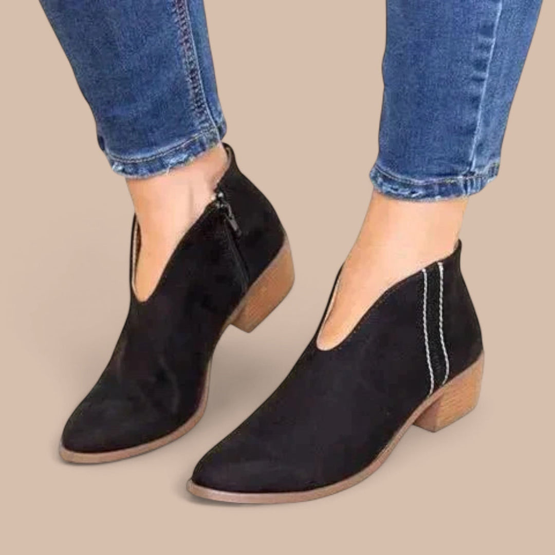 Elise de Paris | Bottes Orthopédiques avec Fermeture Éclair