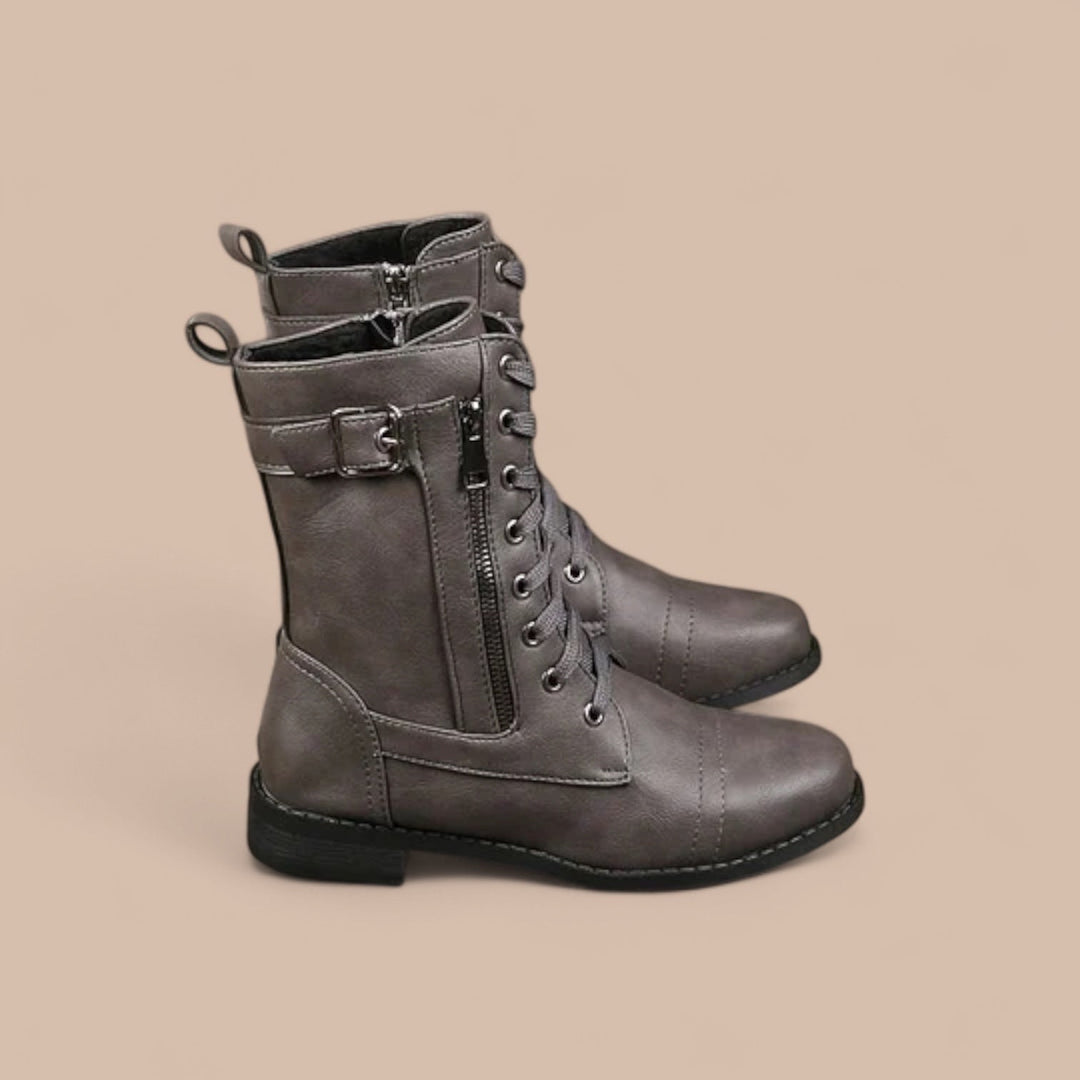 Elise de Paris| Bottes en Cuir Ainsworth