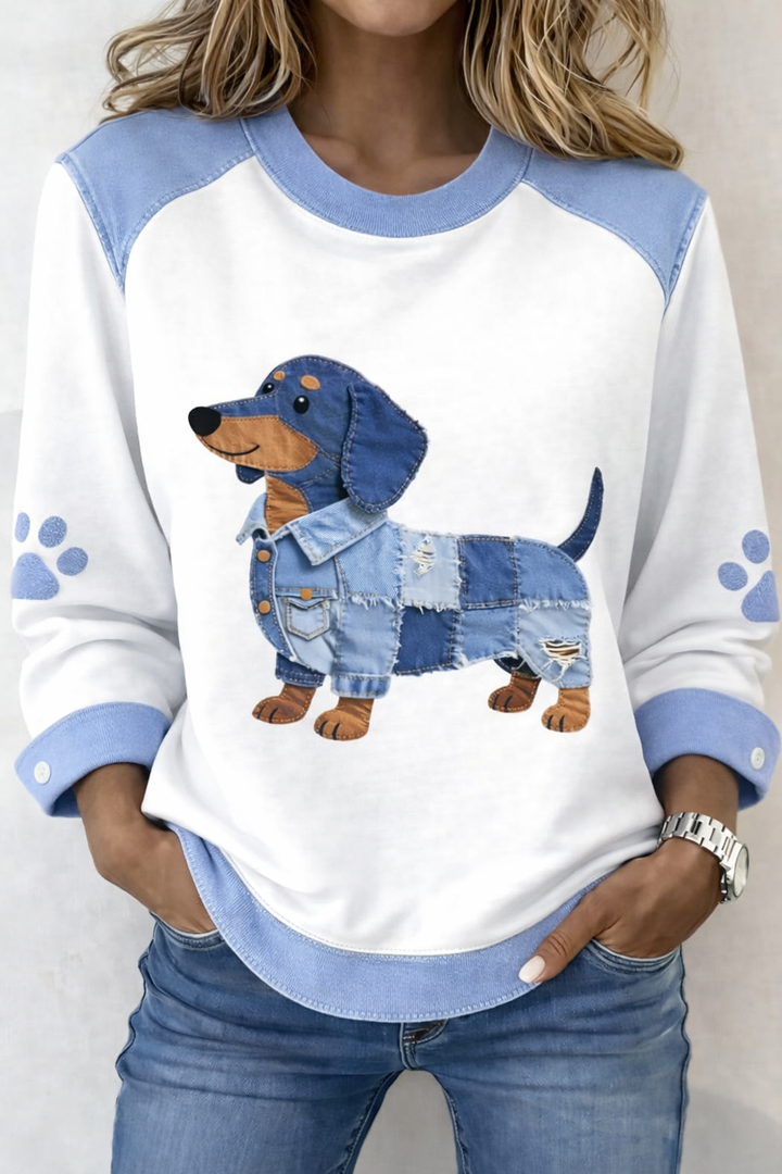 Elise de Paris | Blouse Chiot Doux Patchwork