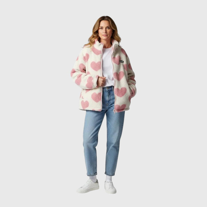 Elise de Paris | Veste réversible à cœurs