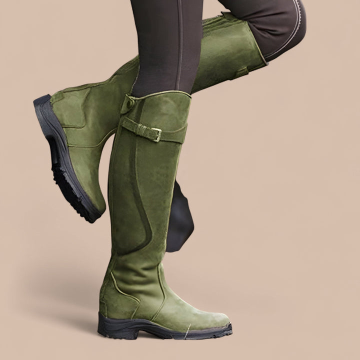 Elise de Paris| Bottes en cuir orthopédique